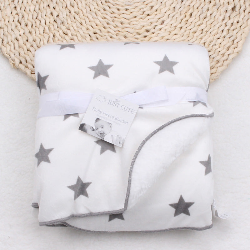 Adorable Cartoon Printed Baby Blanket for Cozy Comfort