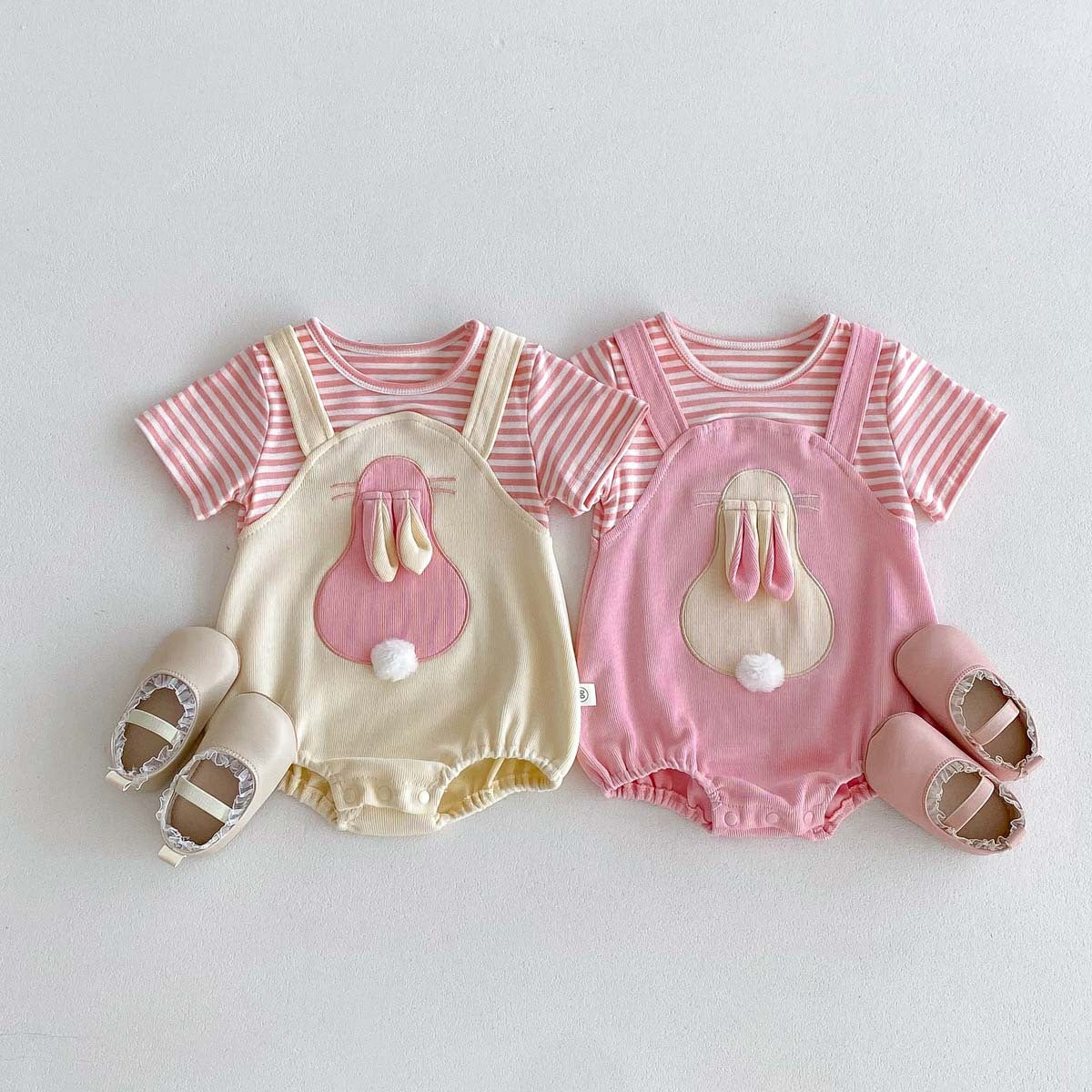 Stylish Baby Fake Two-Piece Onesie Romper – Comfortable and Trendy Outfit