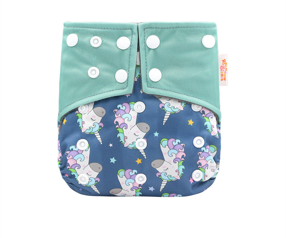 Western Style Bamboo Charcoal Washable Diapers - Digital Printing for Eco-Friendly Baby Care