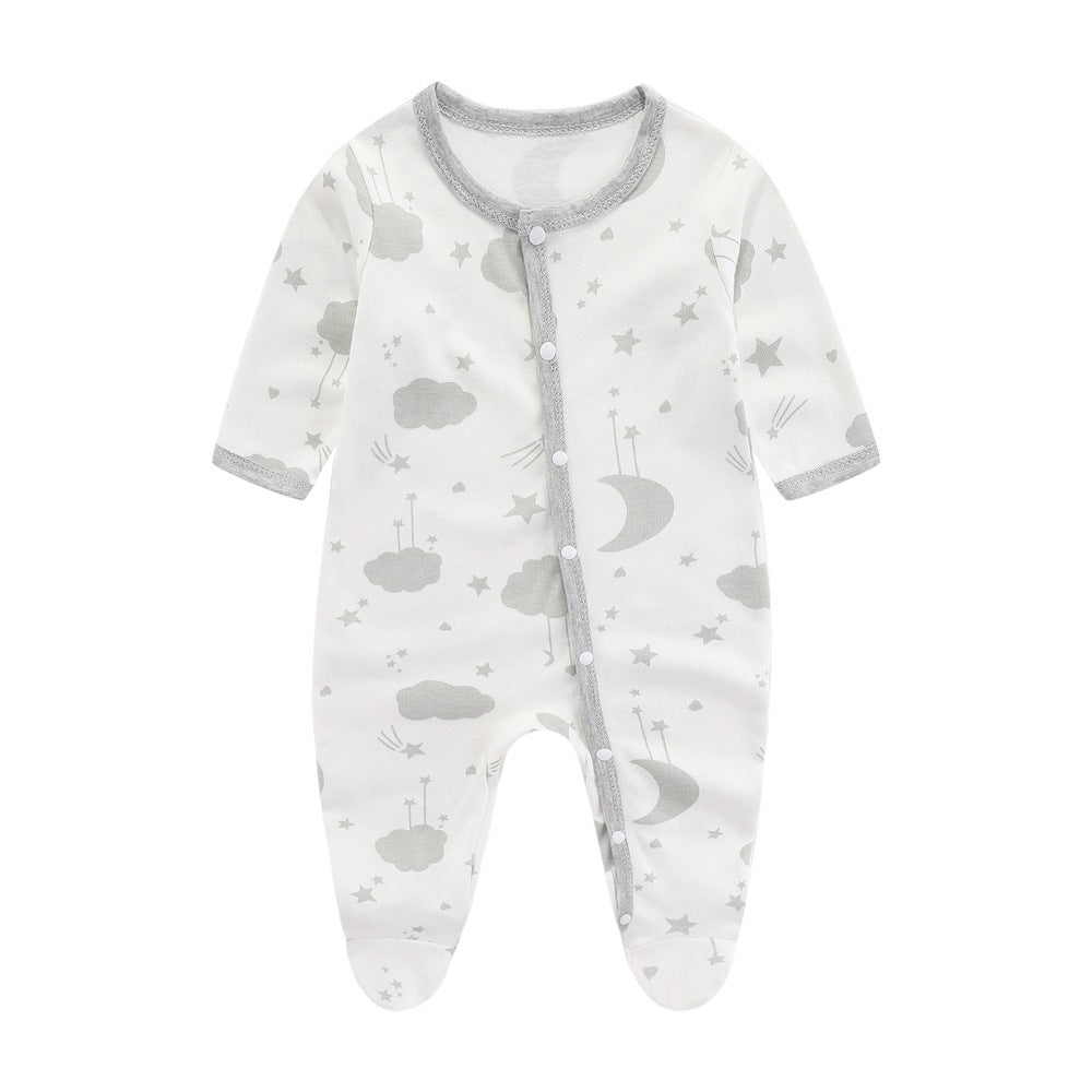Pure Cotton Printed Newborn Jumpsuit – Creative Design