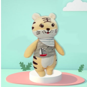 Soft and Snuggly: Comfort Towel Beanie Doll for Baby's Early Education – Adorable Cartoon Toy