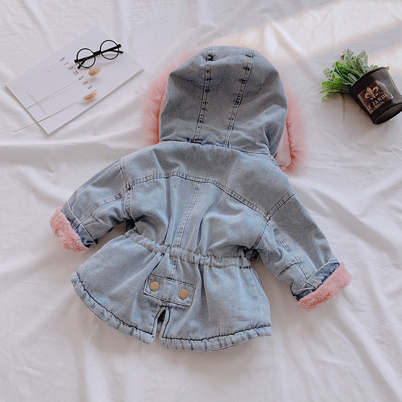 Chic and Stylish: Denim Coat for Girls - Fashionable Outerwear for Every Occasion