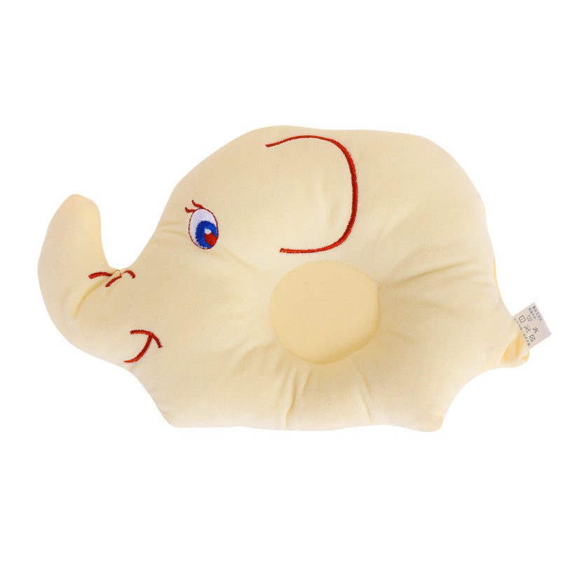 Elephant Baby Flat Head Sleeping Positioner: Support Cushion Pillow