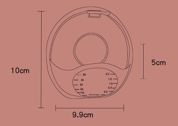 Convenient Breast Milk Collector: Portable, Washable, Breathable Design