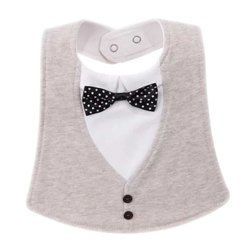 Chic Gentleman Style Waterproof Baby Bib: Novelty Infant Burp Cloths for Newborns & Toddlers