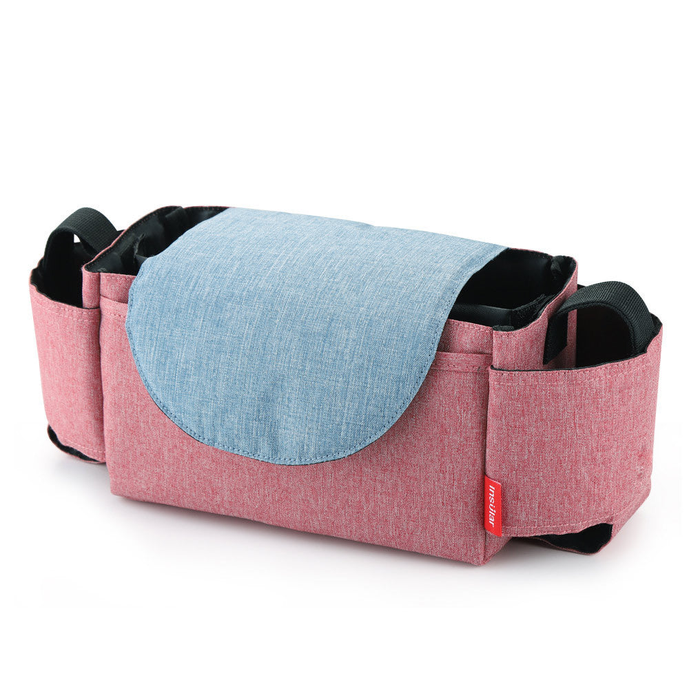 Multifunction Baby Stroller Bag Organizer - Maternity Nappy Bag with Stroller Accessories & Cup Holders - Ideal Stroller Bag
