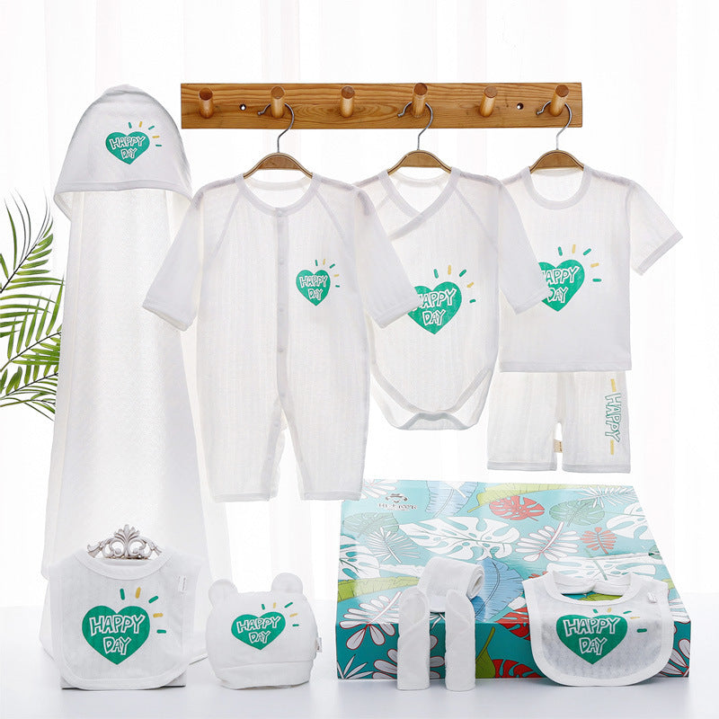 Summer Thin Newborn Baby Gift Set - Lightweight Infant Clothing Essentials