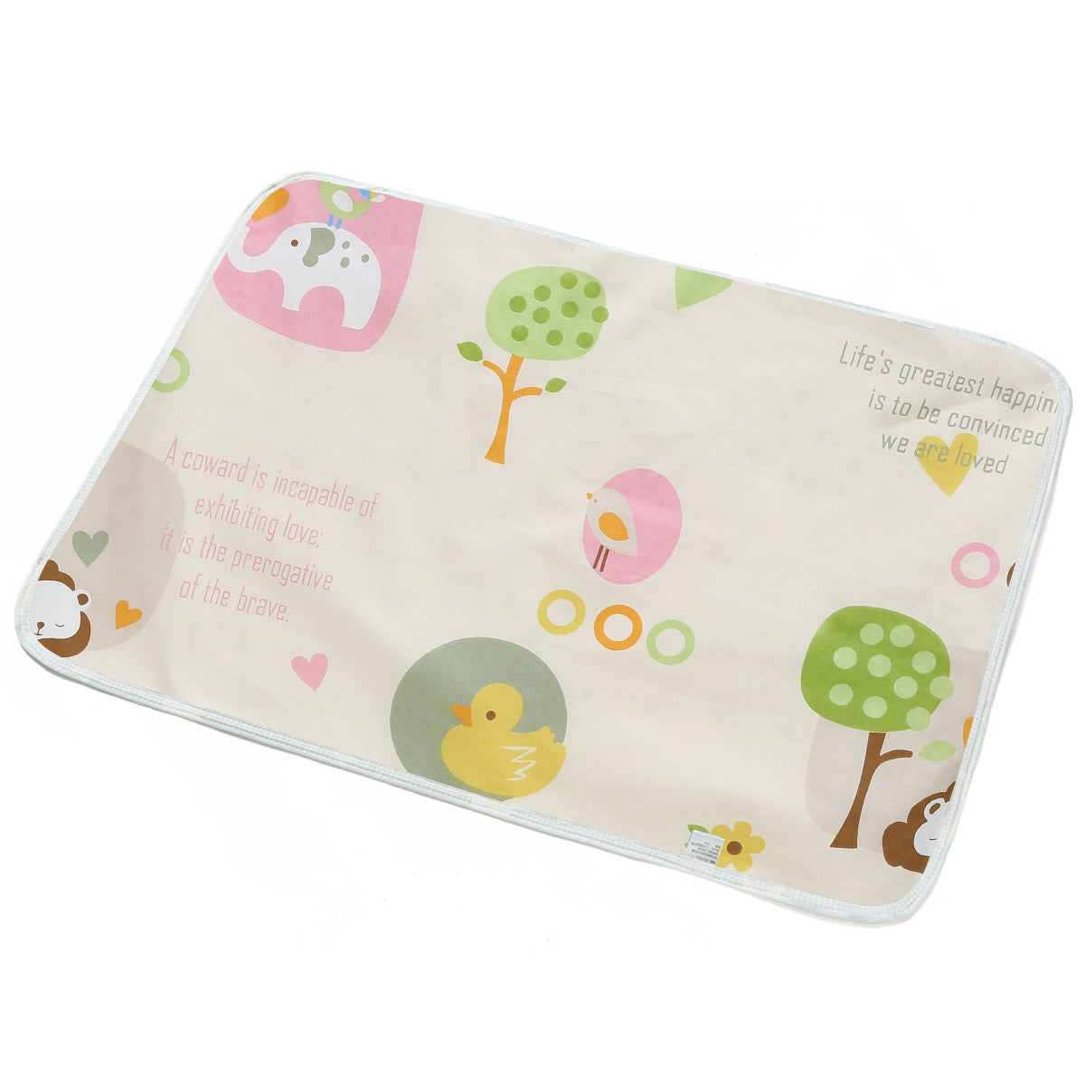Cartoon Cotton Baby Changing Pad | Breathable, Waterproof & Comfortable