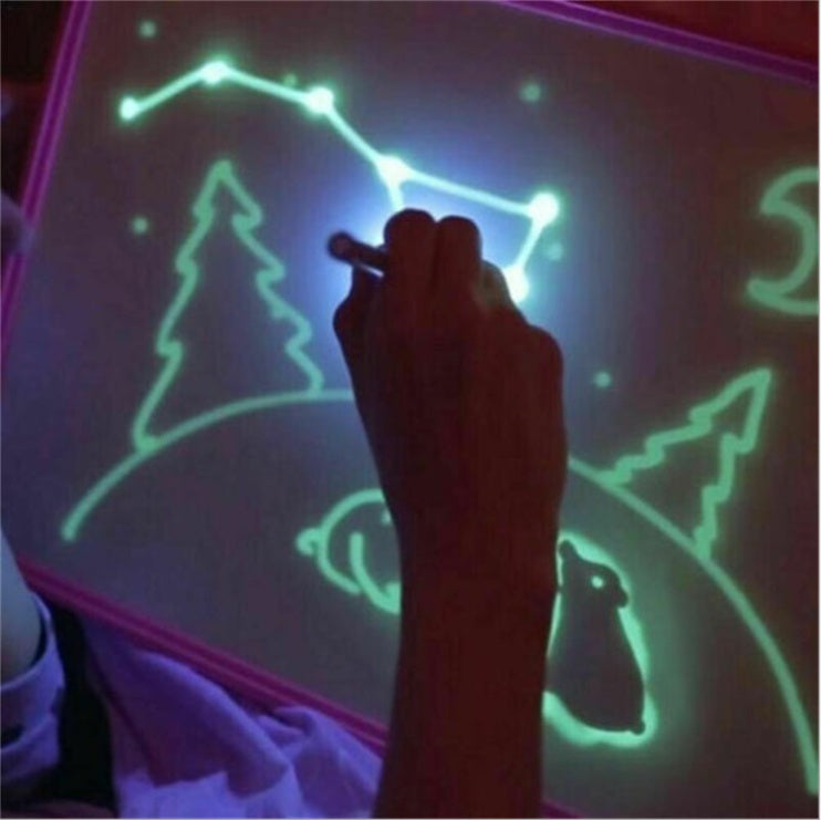 Discover Creativity: Educational 3D Magic Drawing Pad with 8 Light Effects - Perfect Puzzle Board and Sketchpad