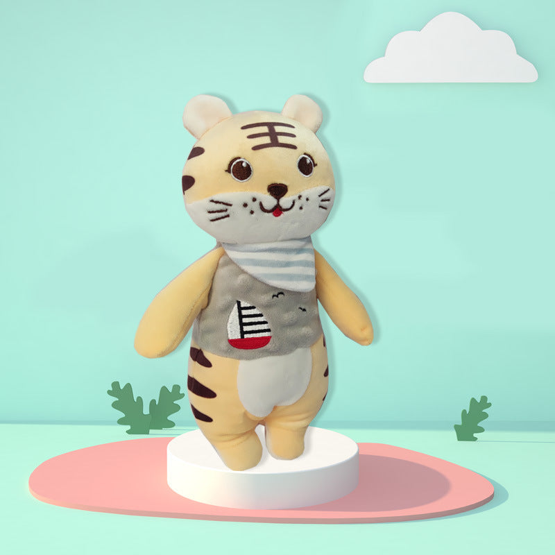 Soft and Snuggly: Comfort Towel Beanie Doll for Baby's Early Education – Adorable Cartoon Toy