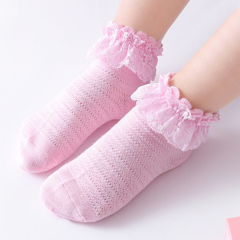 Adorable Summer Lace Socks for Girls
