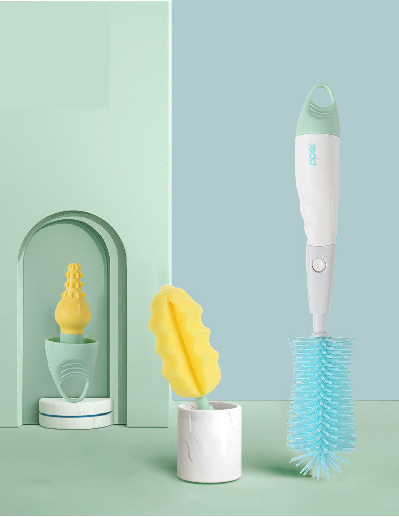360° Rotating Baby Nipple Brush for Thorough Cleaning