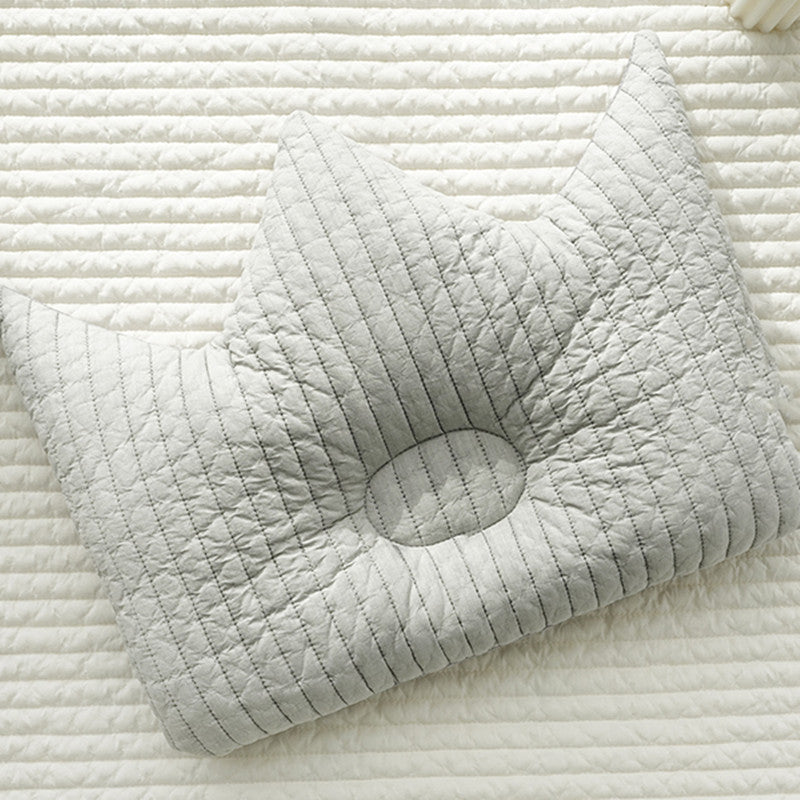 Breathable Cotton Shaping Pillow: Anti-Deviation Head Correction for Babies