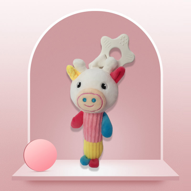 Soft and Snuggly: Comfort Towel Beanie Doll for Baby's Early Education – Adorable Cartoon Toy