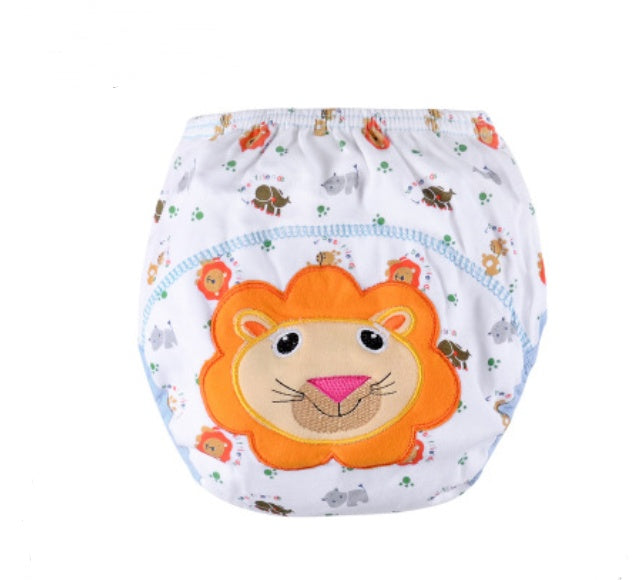 Adorable Cartoon Diaper Pants: Breathable Infant Training Pants