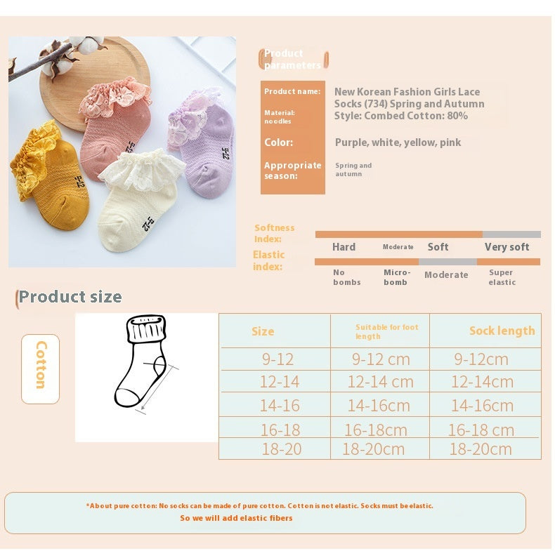 Adorable Summer Lace Socks for Girls