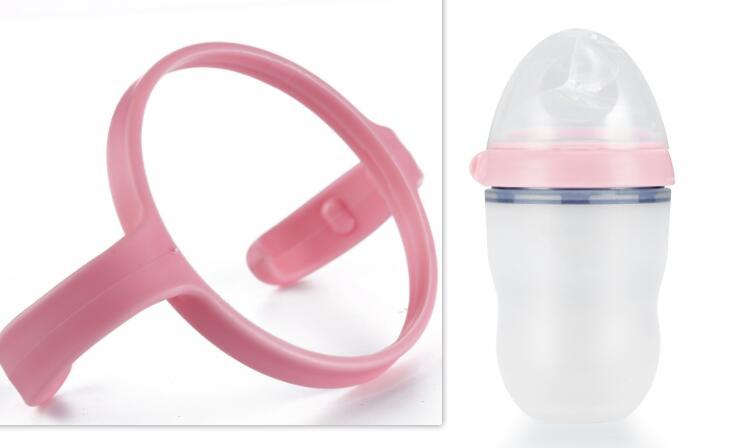 Easy Transition: Silicone Sippy Feeding Bottle for Children's Training Cups