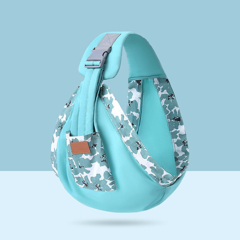 Hands-Free Comfort: Horizontal Hugging Baby Carrier with Waist Stool - Perfect for On-the-Go Parents