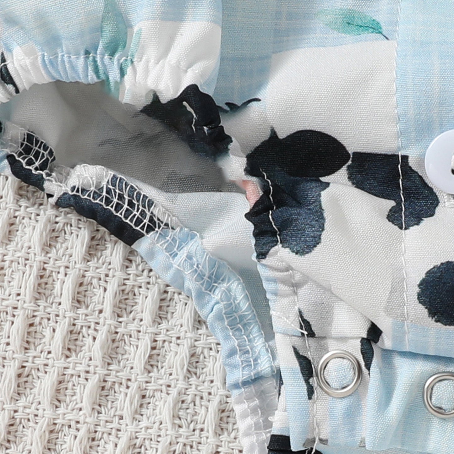Printed Short Sleeve Lapel Bow Tie Jumpsuit: Stylish Infant Fashion