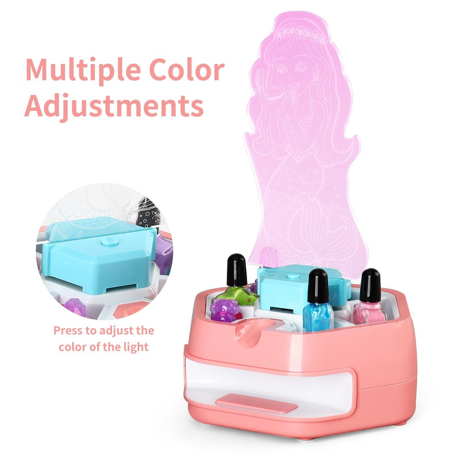 Kids Makeup & Nail Art Spray Set – Creative Beauty Toy Kit for Fun Playtime & Holiday Gifting