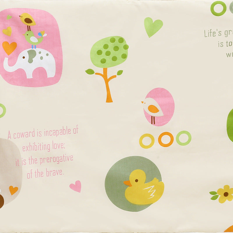 Cartoon Cotton Baby Changing Pad | Breathable, Waterproof & Comfortable