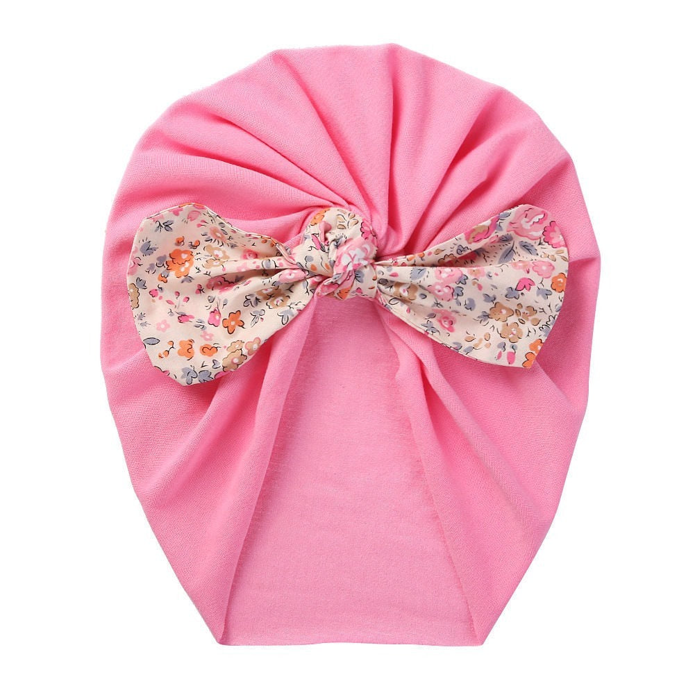 Chic and Cozy Bow-Knot Tie Thickened Warm Boneless Hat