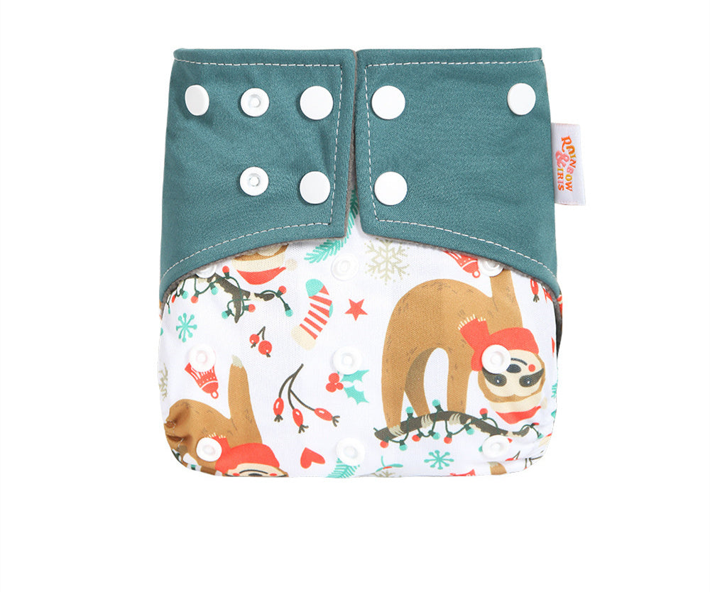 Western Style Bamboo Charcoal Washable Diapers - Digital Printing for Eco-Friendly Baby Care