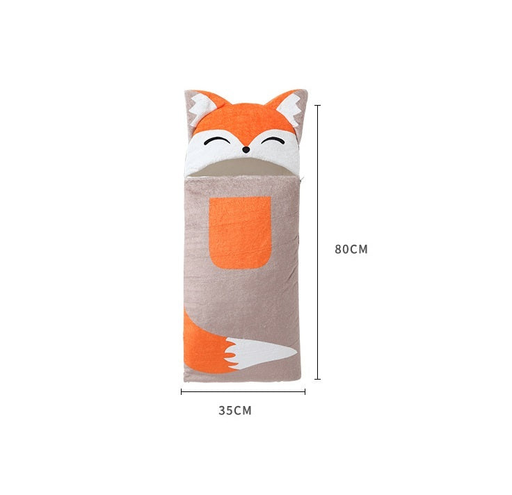 Autumn & Winter Coral Fleece Cartoon Swaddling Newborn Quilted Baby Blanket