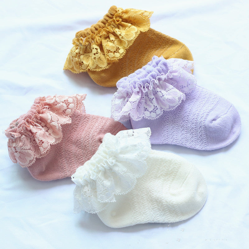 Adorable Summer Lace Socks for Girls