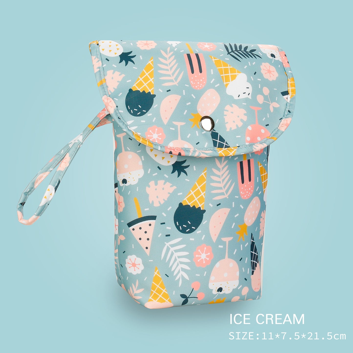 Printed Baby Diaper Storage Bag for Outings