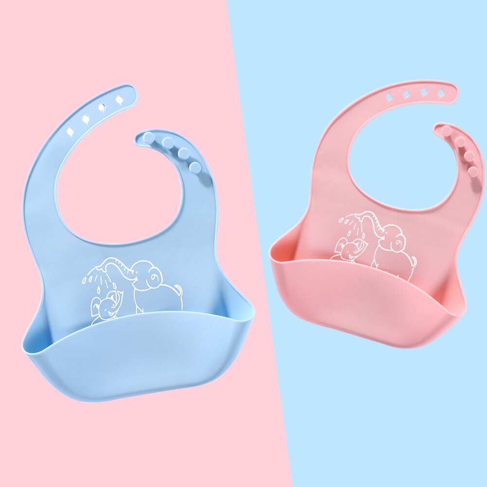 Baby Food Bib | Silicone Saliva Bag for Mess-Free Meals
