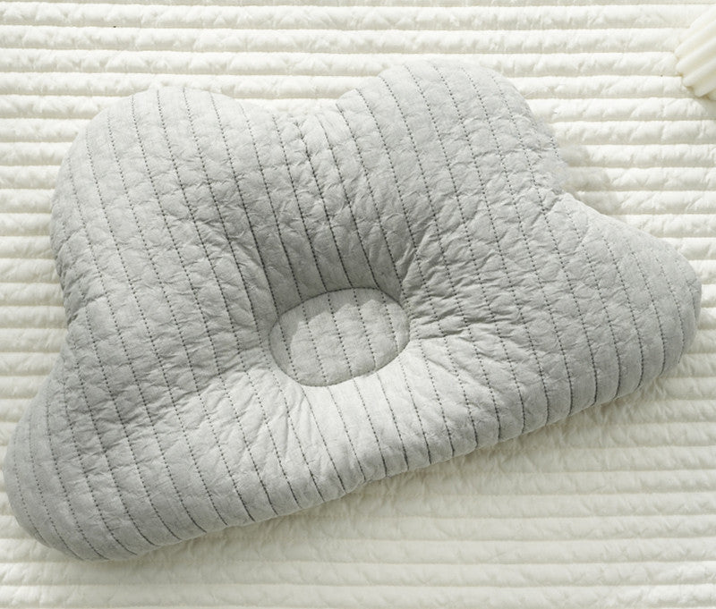 Breathable Cotton Shaping Pillow: Anti-Deviation Head Correction for Babies