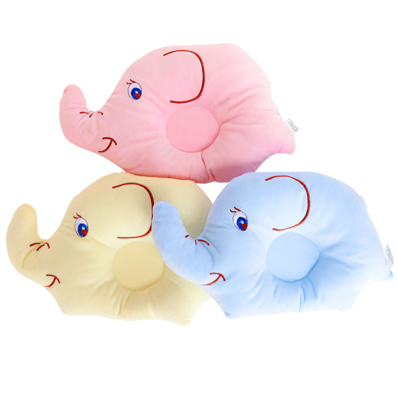 Elephant Baby Flat Head Sleeping Positioner: Support Cushion Pillow