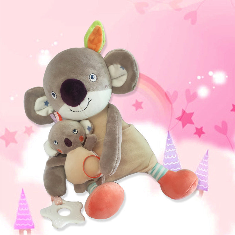 Soft and Snuggly: Comfort Towel Beanie Doll for Baby's Early Education – Adorable Cartoon Toy