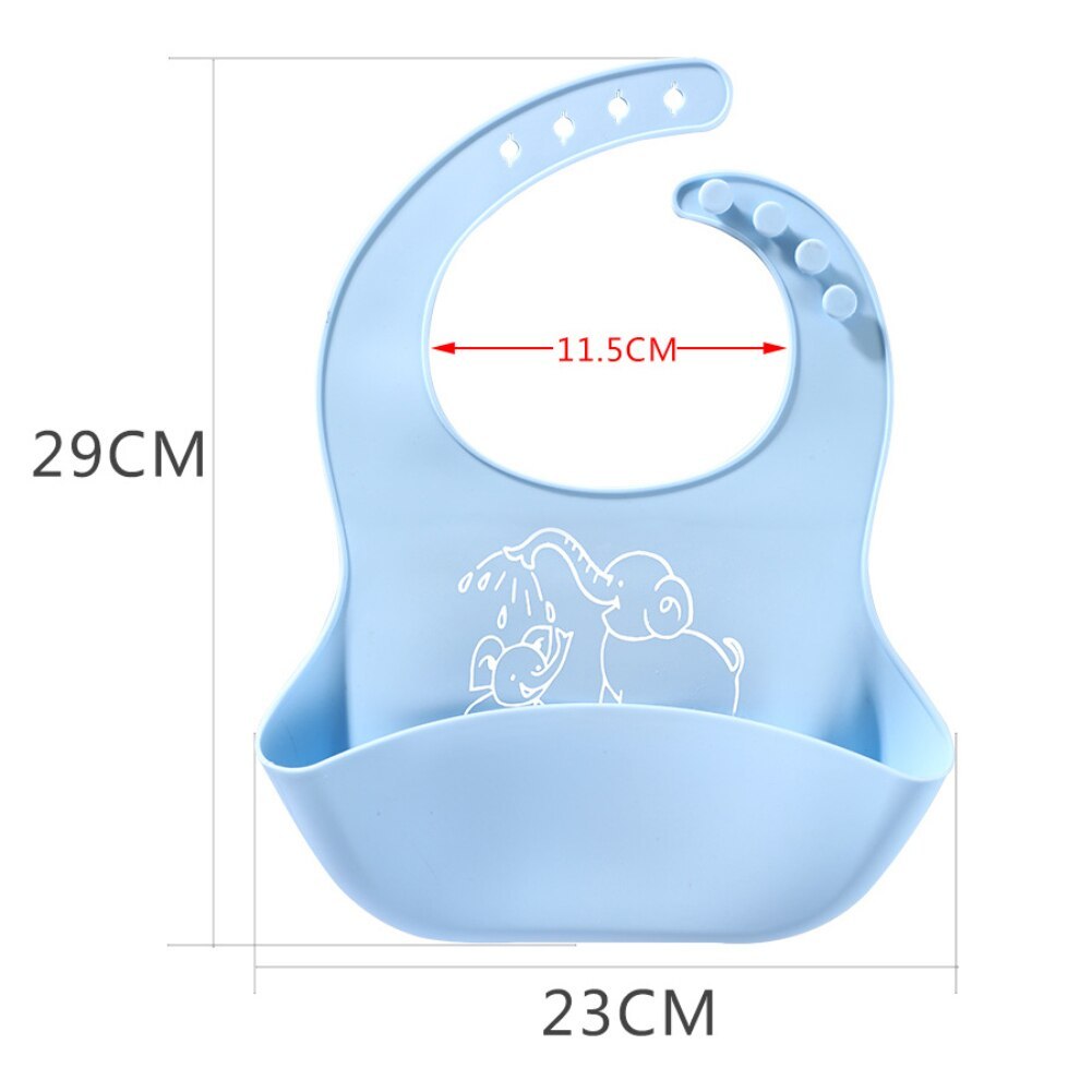 Baby Food Bib | Silicone Saliva Bag for Mess-Free Meals