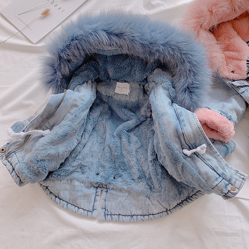 Chic and Stylish: Denim Coat for Girls - Fashionable Outerwear for Every Occasion