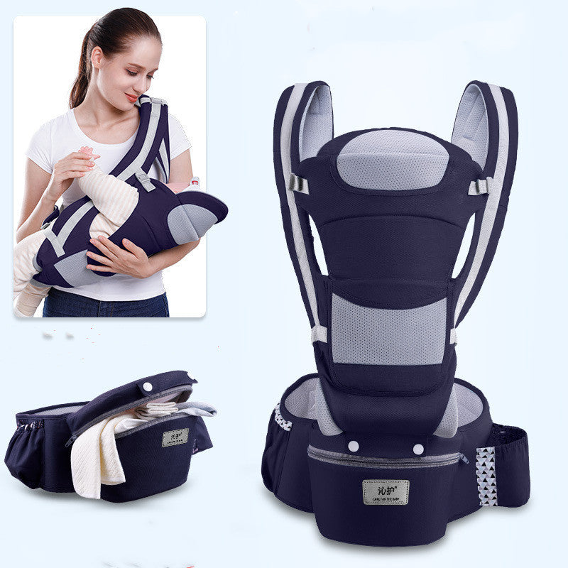 Multi-Functional Baby Waist Stool – Love Child Treasure Carrier for 3–36 Months, Printed Oxford Fabric