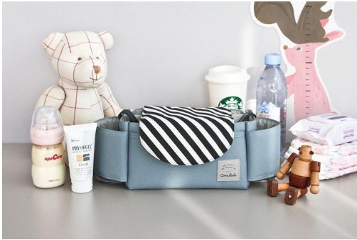 Multifunction Baby Stroller Bag Organizer - Maternity Nappy Bag with Stroller Accessories & Cup Holders - Ideal Stroller Bag