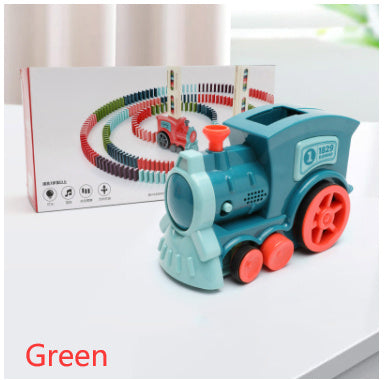 Domino Train Toy for Kids | Automatic Electric Building Blocks Car Puzzle | Baby Developmental Toys