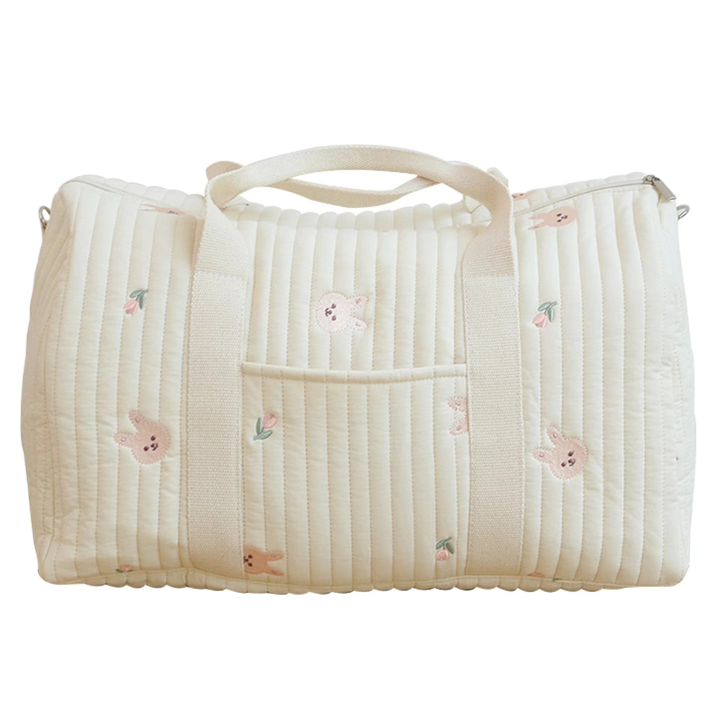 Large Capacity Lightweight Diaper and Baby Accessories Storage Boston Shoulder Bag for Moms on the Go