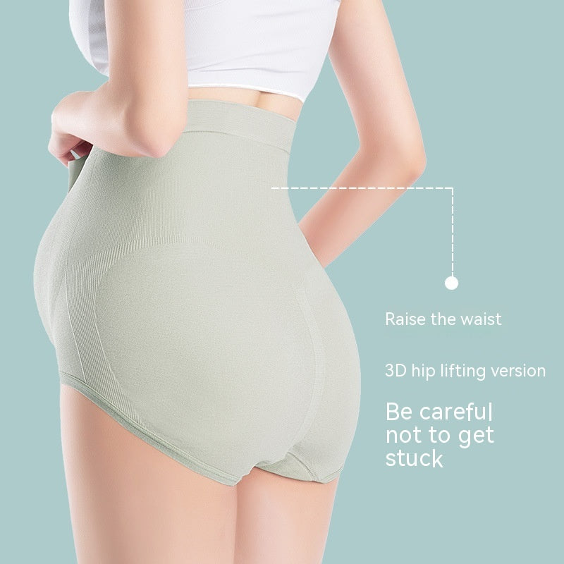 Thin Breathable Cotton Crotch Belly Support Seamless Postpartum Underwear for Pregnant Women