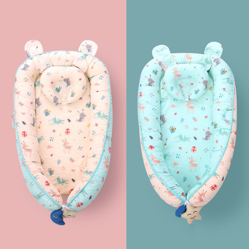 Baby's Anti-Shock and Anti-Pressure Sleeping Crib: Secure Rest for Peaceful Nights