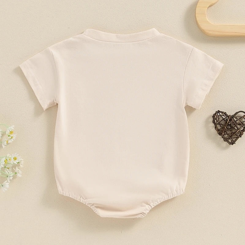 Stylish Baby's Summer Printed Short-Sleeved Fashion Romper