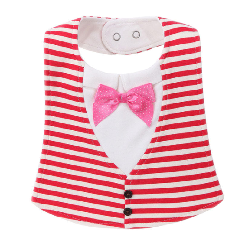 Chic Gentleman Style Waterproof Baby Bib: Novelty Infant Burp Cloths for Newborns & Toddlers