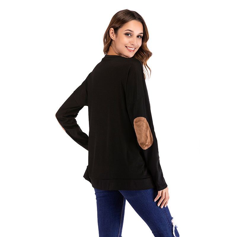 Stylish Graphic Long Sleeve Maternity Tops and Tees for Expecting Moms