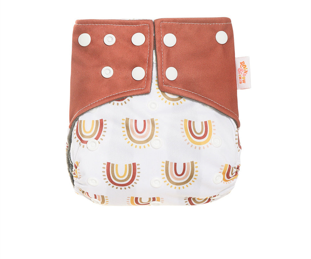 Western Style Bamboo Charcoal Washable Diapers - Digital Printing for Eco-Friendly Baby Care