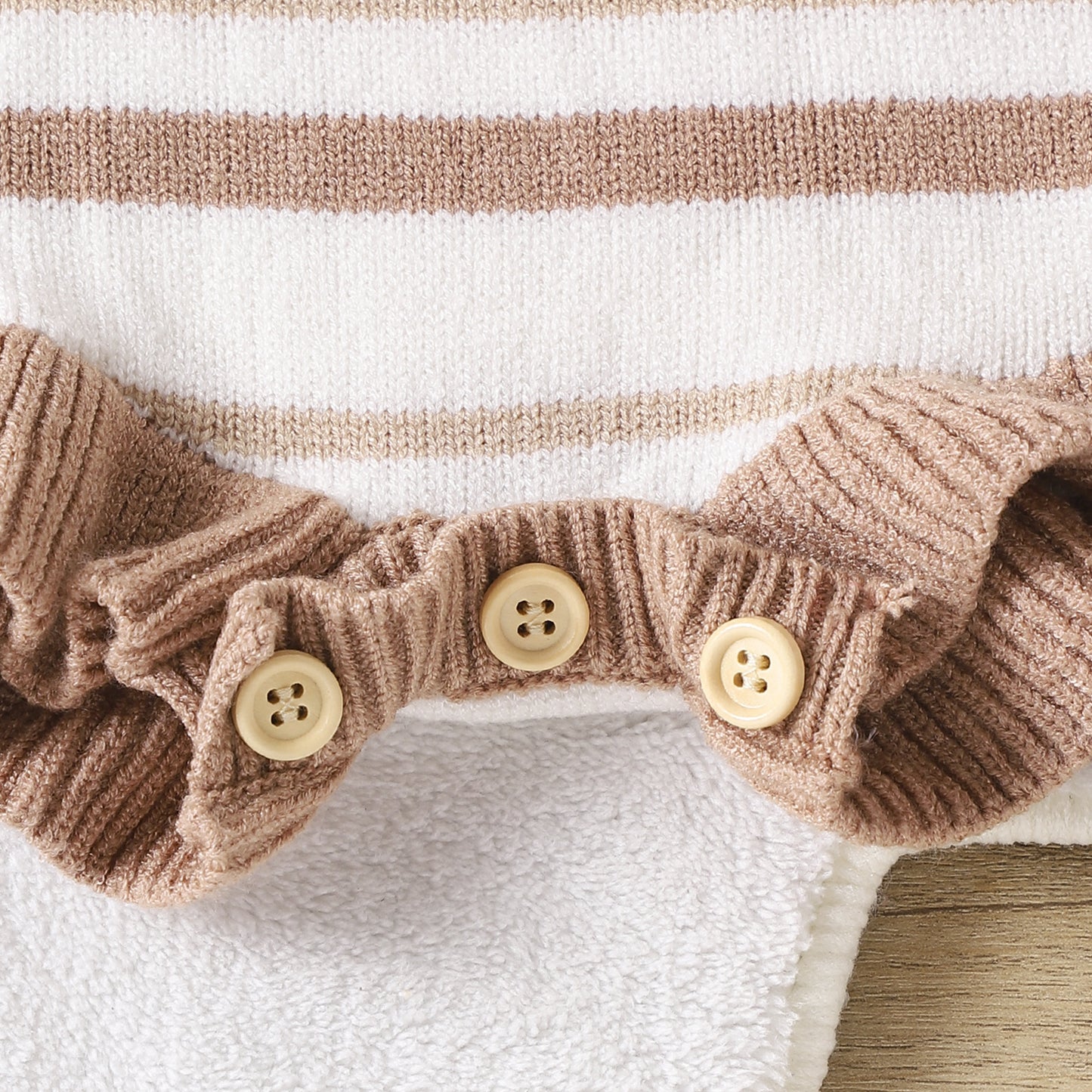 Infant Spring & Autumn Cute Striped Sling Bow Jumpsuit - Easy Matching