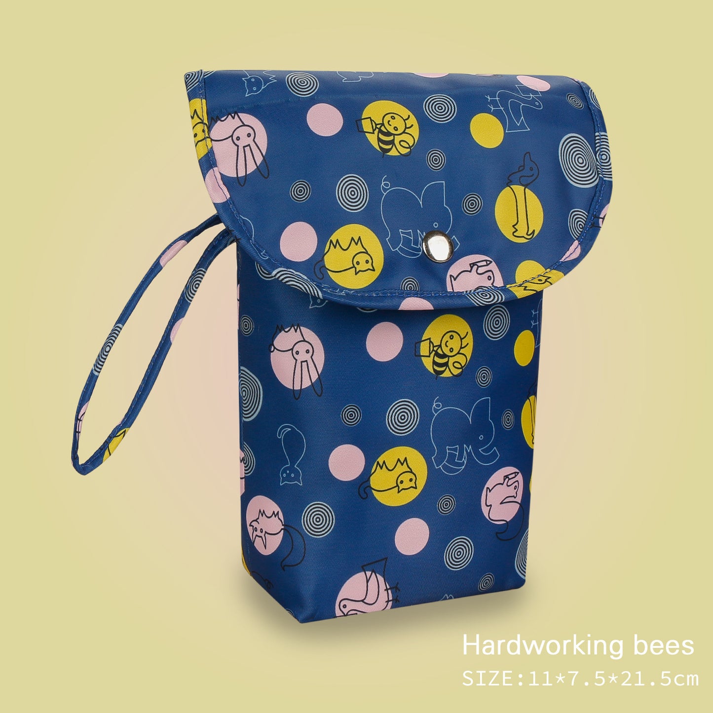 Printed Baby Diaper Storage Bag for Outings