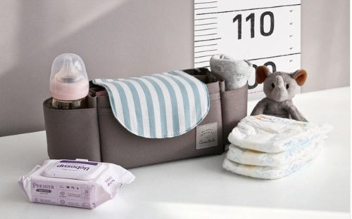 Multifunction Baby Stroller Bag Organizer - Maternity Nappy Bag with Stroller Accessories & Cup Holders - Ideal Stroller Bag