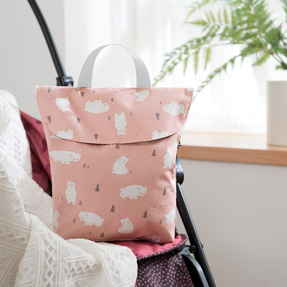 Convenient Baby Diaper Storage Bag: Keep Essentials Organized On-The-Go
